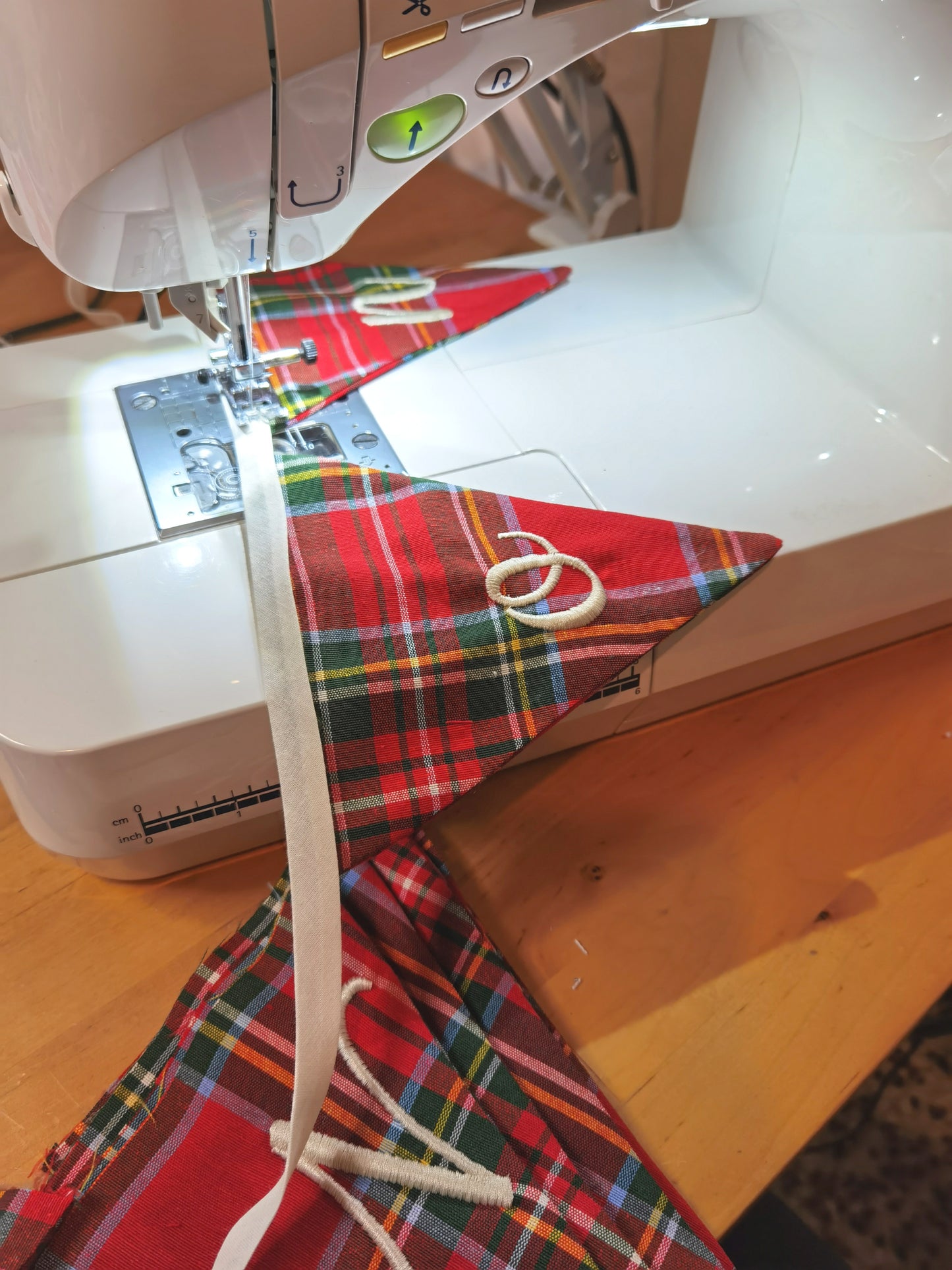 Banner festone bandierine da appendere per qualsiasi occasione con scritta ricamata personalizzata