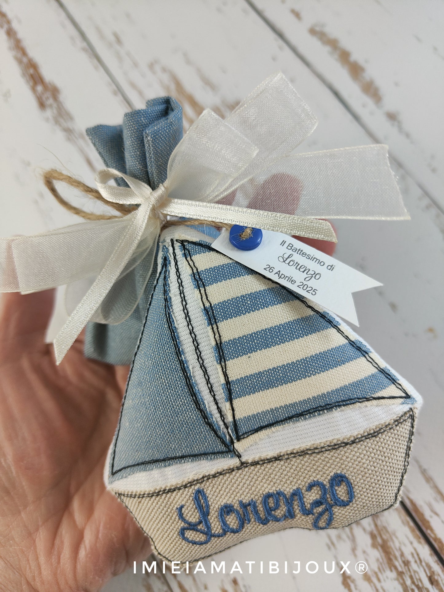 Bomboniera barchetta 9cm