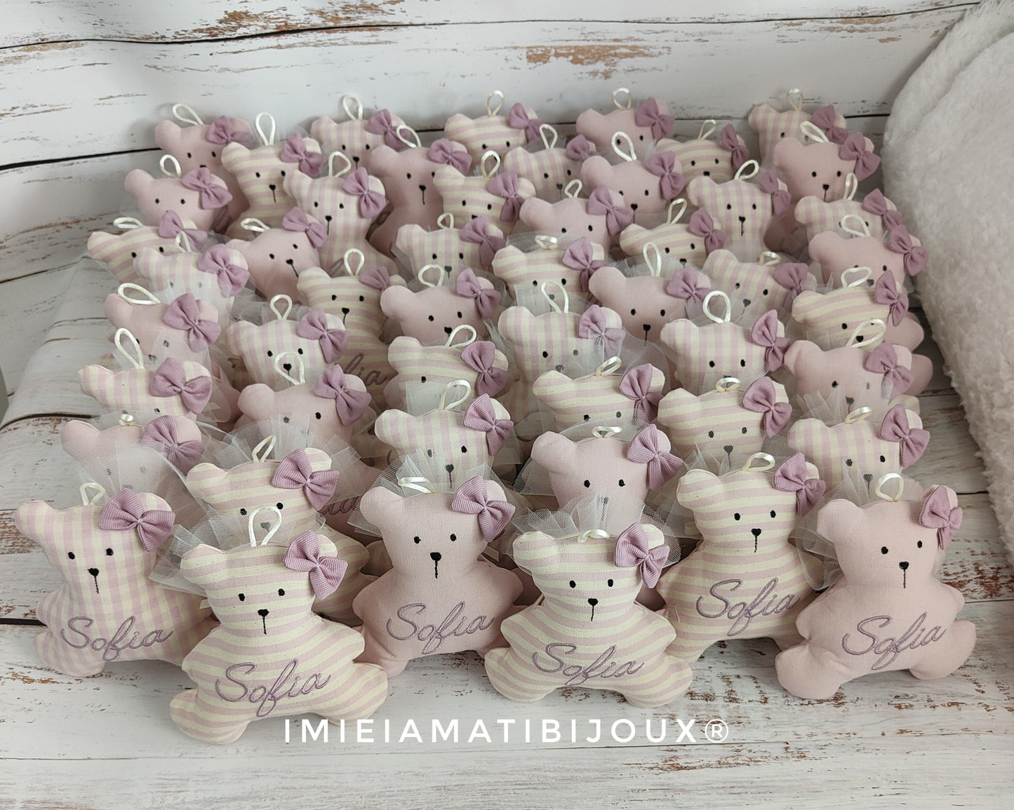 Orsetti bomboniere battesimo nascita comunione baby shower