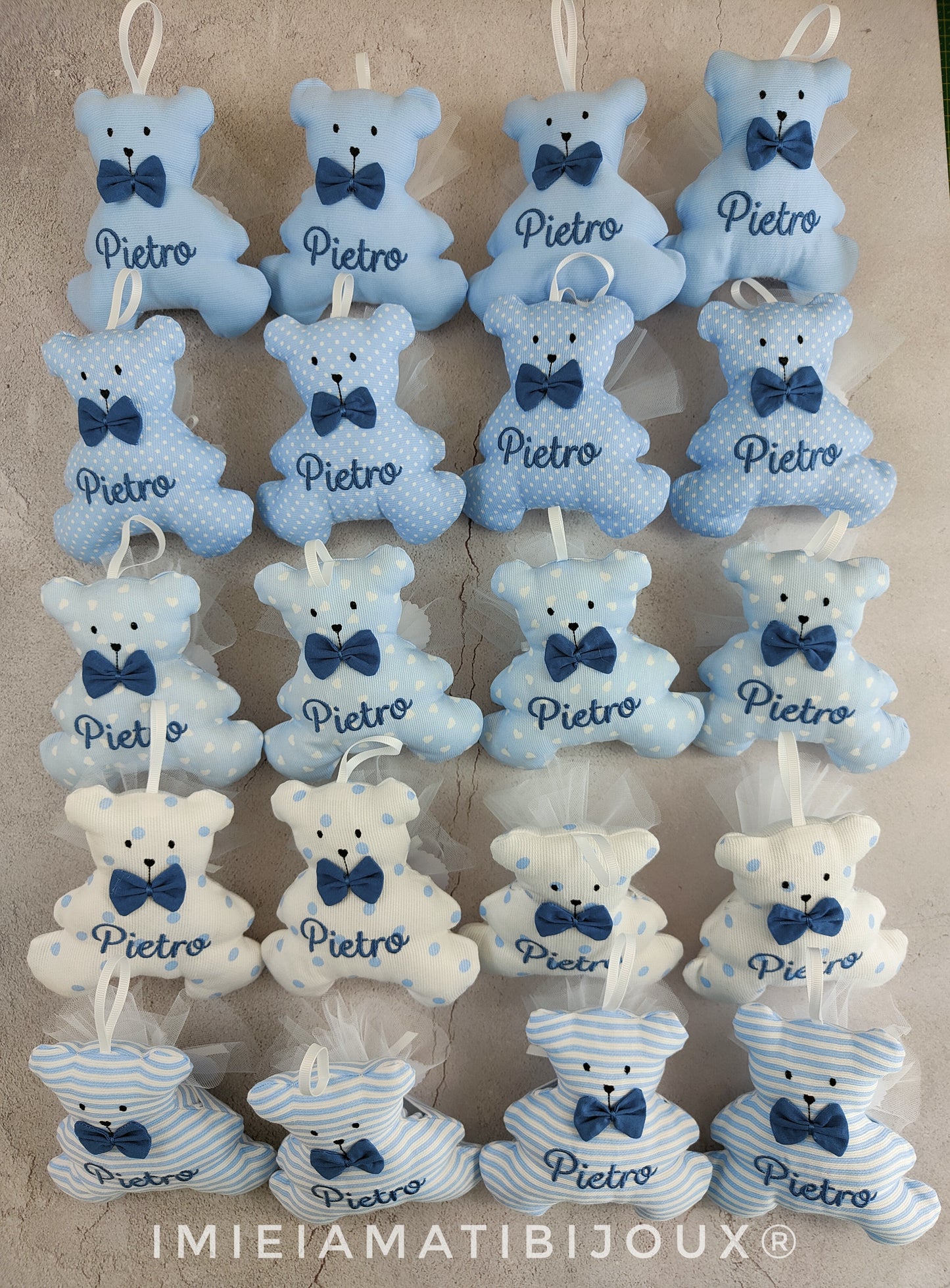 Orsetti bomboniere battesimo nascita comunione baby shower