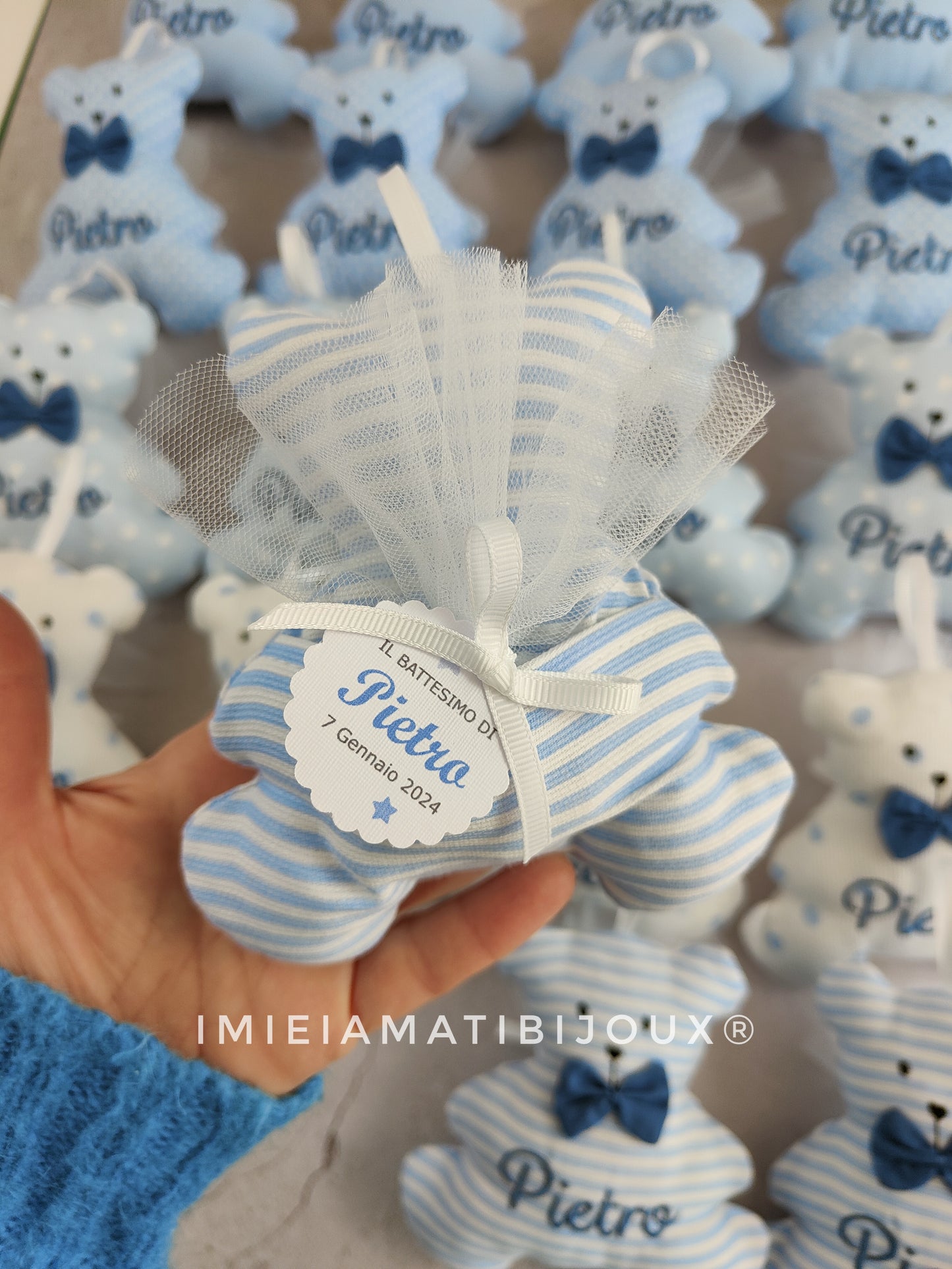 Orsetti bomboniere battesimo nascita comunione baby shower