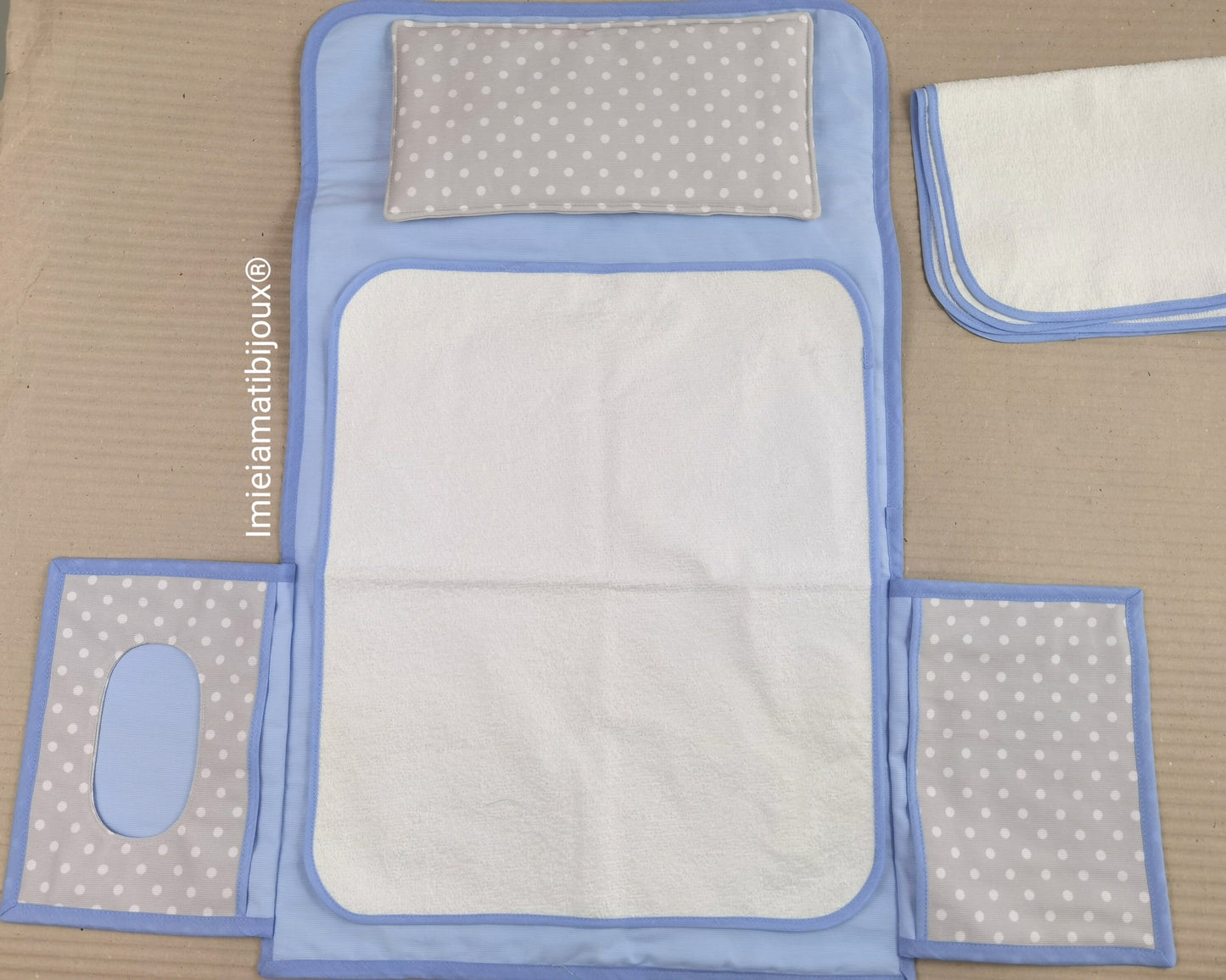 Fasciatoio da viaggio porta salviette porta pannolini