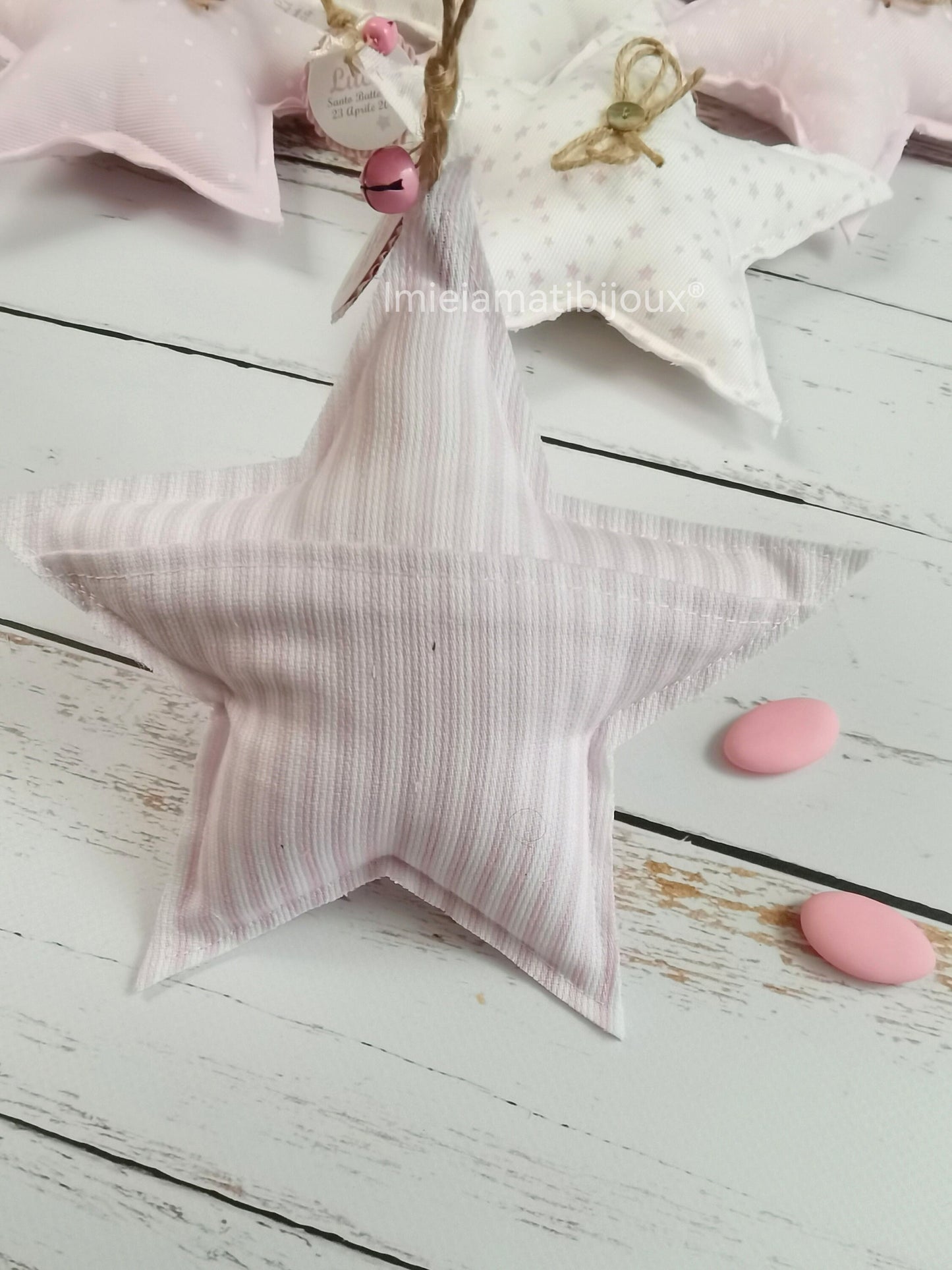 Bomboniere stelle battesimo nascita bimbo bimba portaconfetti