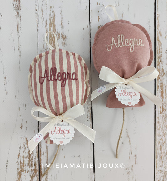 🎈 Kit Bomboniera Palloncino – Fai da Te con Ricamo Personalizzabile 🎈