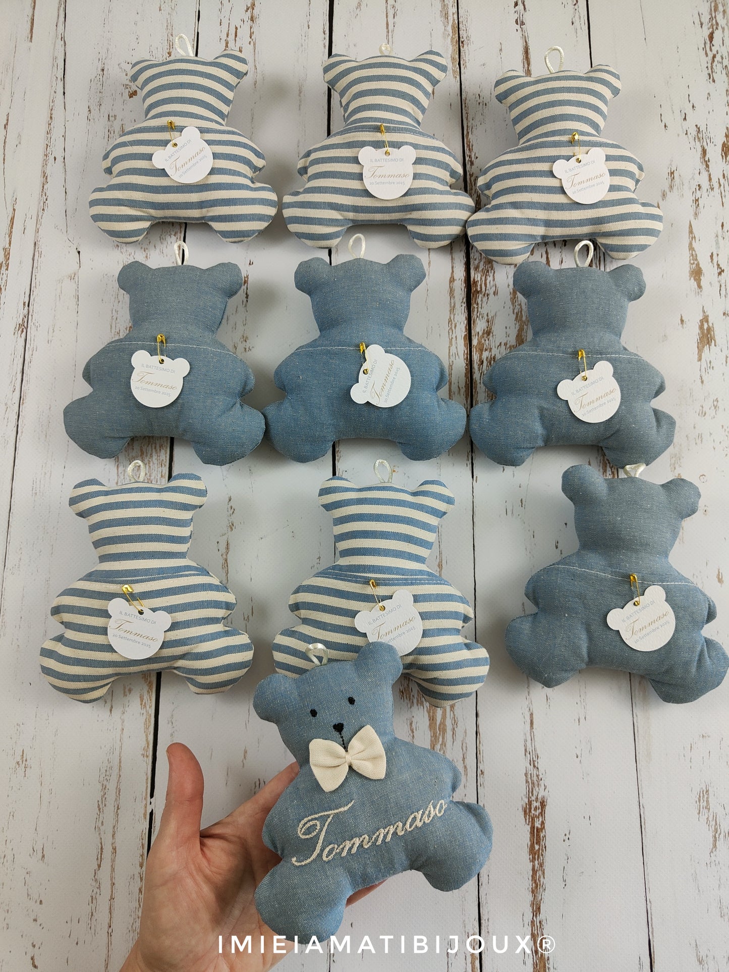 Orsetti bomboniere battesimo nascita comunione baby shower