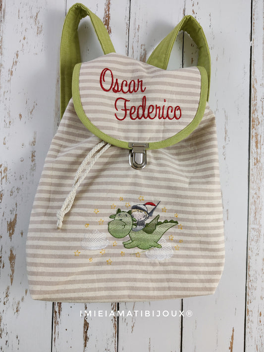 Zainetto da fare portare al bambino 25x30cm