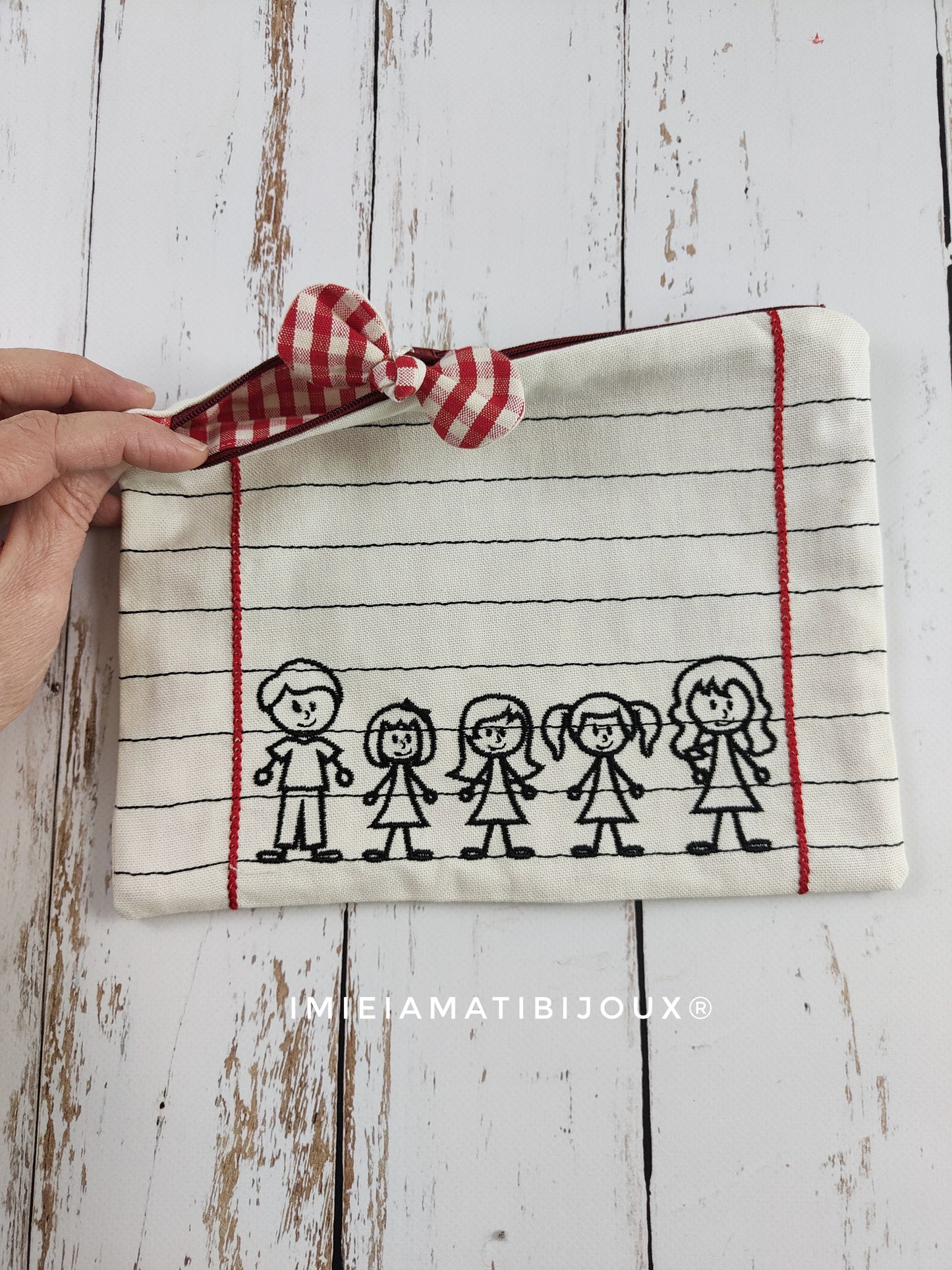 Pochette astuccio regalo per maestre professori insegnanti