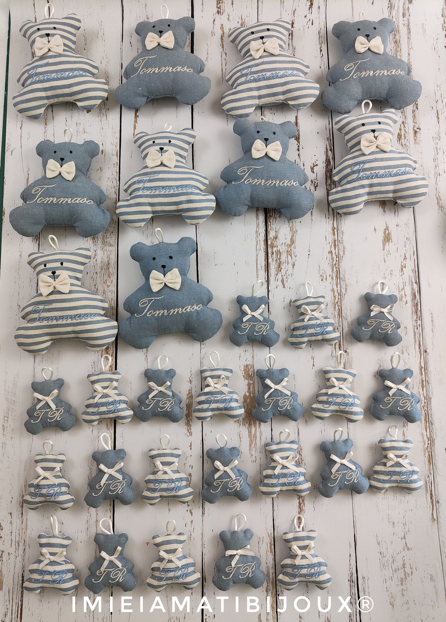 Orsetti bomboniere battesimo nascita comunione baby shower